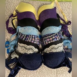 Victoria’s Secret Bra Lot of 7 Bras size 34DD